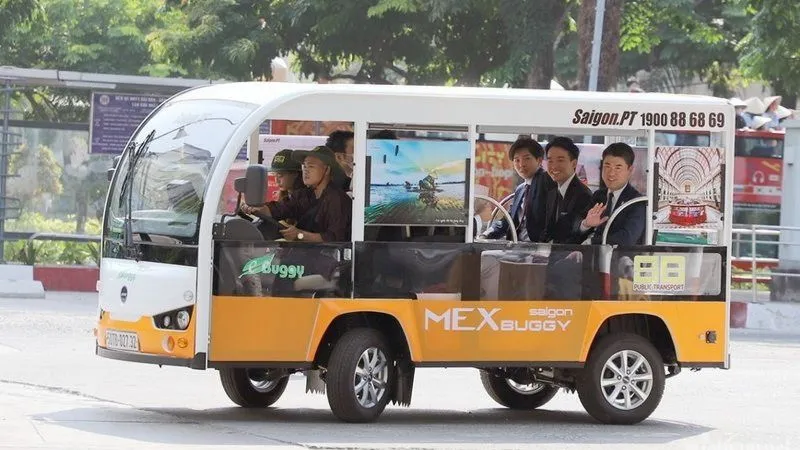 Xe điện bốn bánh được hoạt động đến ngày 15-2