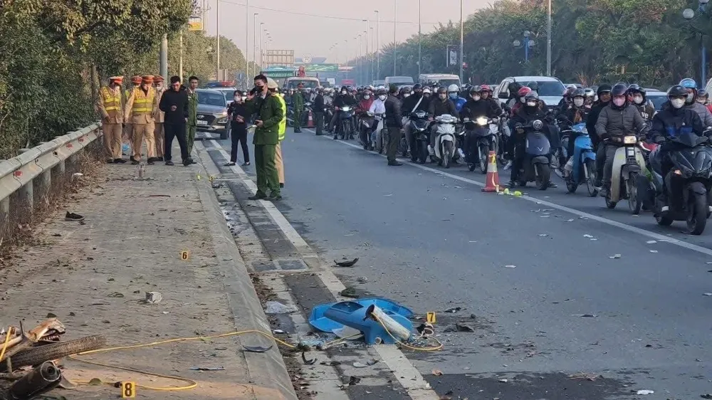 Hiện trường vụ tai nạn