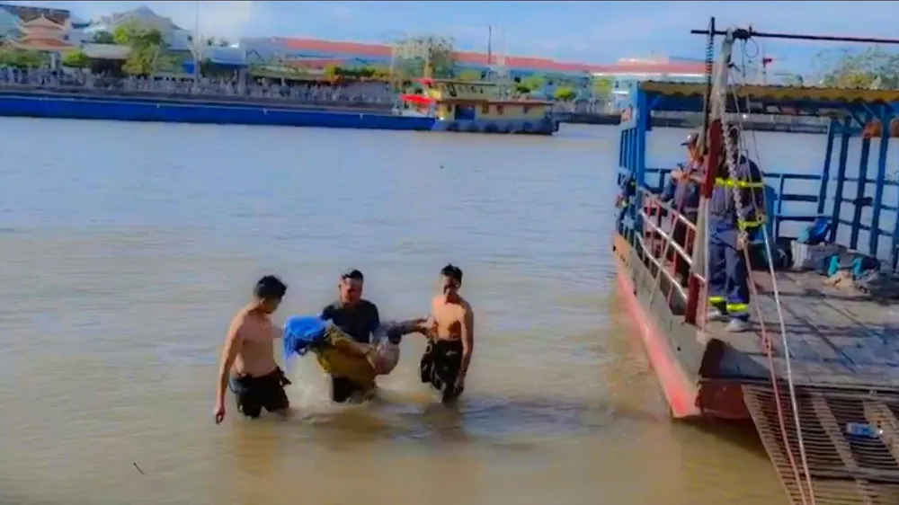 Vĩnh Long: Tìm thấy thi thể người đàn ông rơi từ phà xuống sông