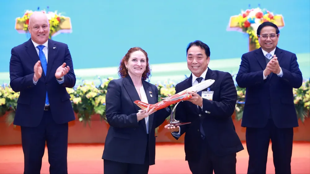 Vietjet công bố đường bay đầu tiên giữa Việt Nam và New Zealand