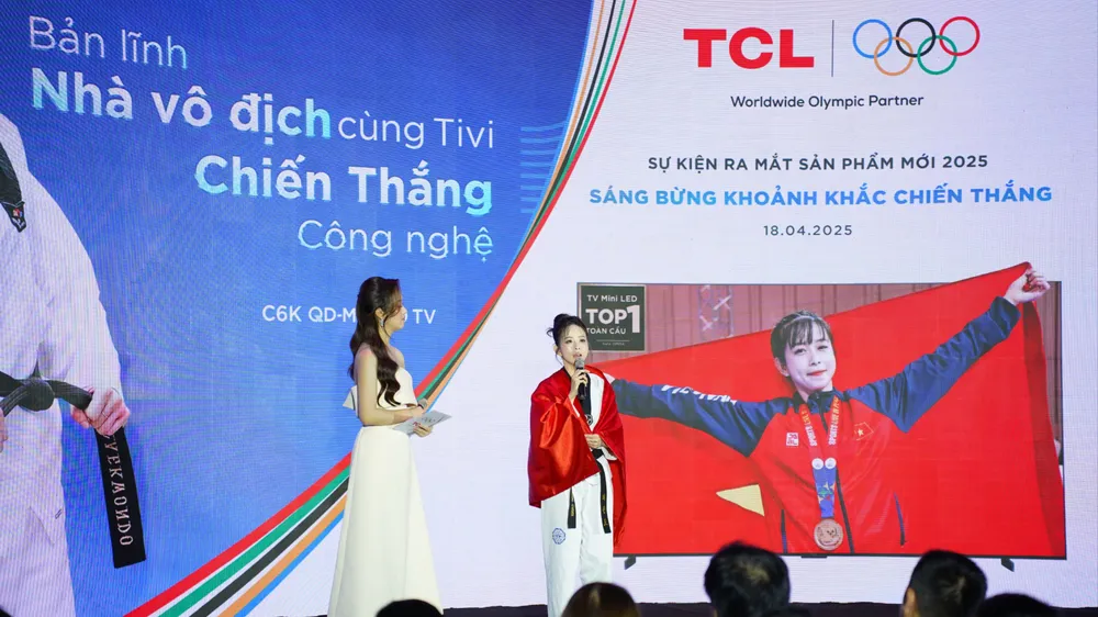 Tuyển thủ taekwondo quốc gia Châu Tuyết Vân chia sẻ về “khoảnh khắc chiến thắng” tại sự kiện.