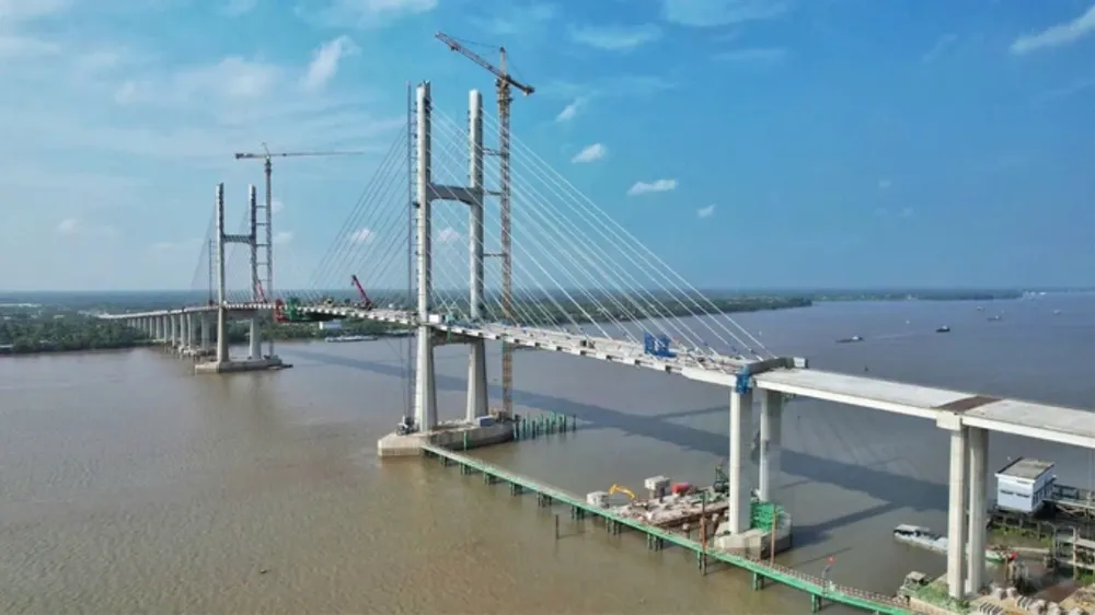 Thông xe toàn bộ cầu Rạch Miễu 2 trước ngày 2-9