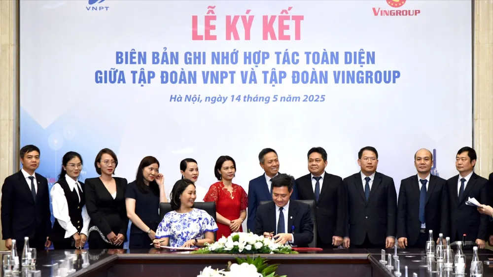 VNPT và Vingroup hợp tác toàn diện, thúc đẩy chuyển đổi số, chuyển đổi xanh