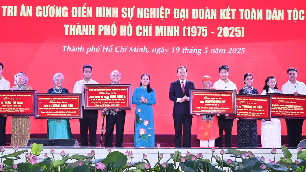TPHCM tri ân gương điển hình sự nghiệp đại đoàn kết toàn dân tộc