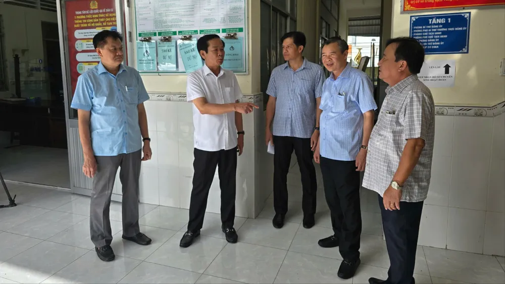 Lãnh đạo TP Cần Thơ khảo sát trụ sở làm việc một số xã, phường