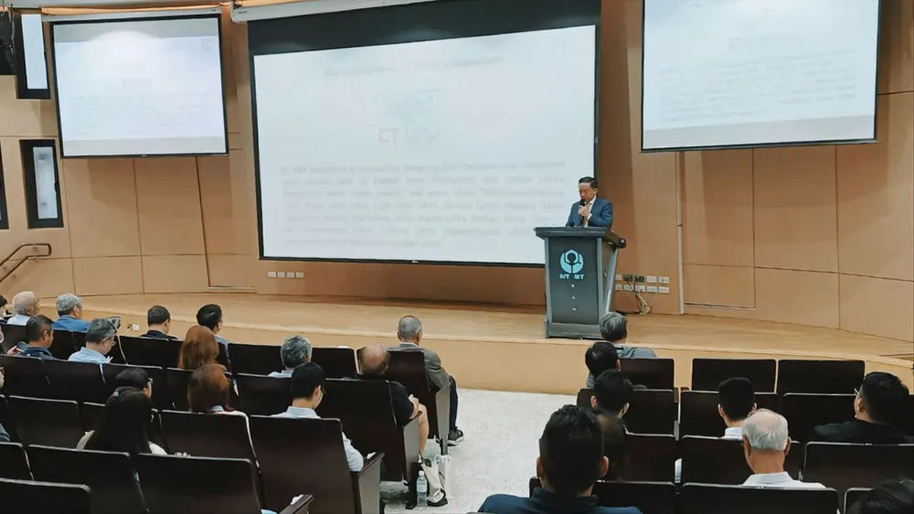 Ông Trần Kim Chung, Chủ tịch Tập đoàn CT Group chia sẻ tại hội thảo