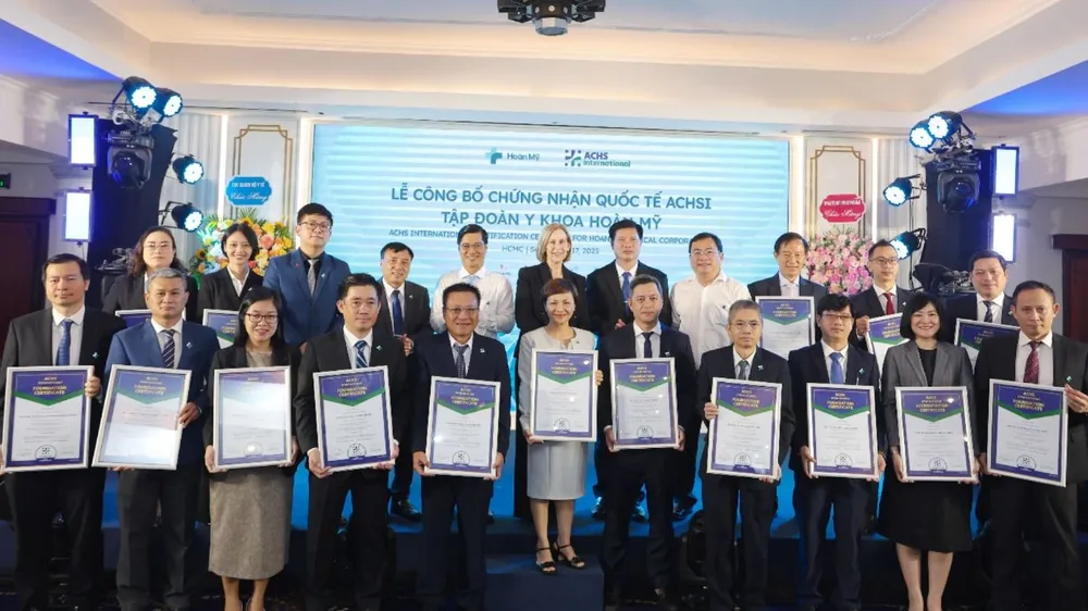 Tập đoàn Y khoa Hoàn Mỹ - hệ thống y tế tư nhân đầu tiên tại Việt Nam đạt chứng nhận quốc tế ACHSI 