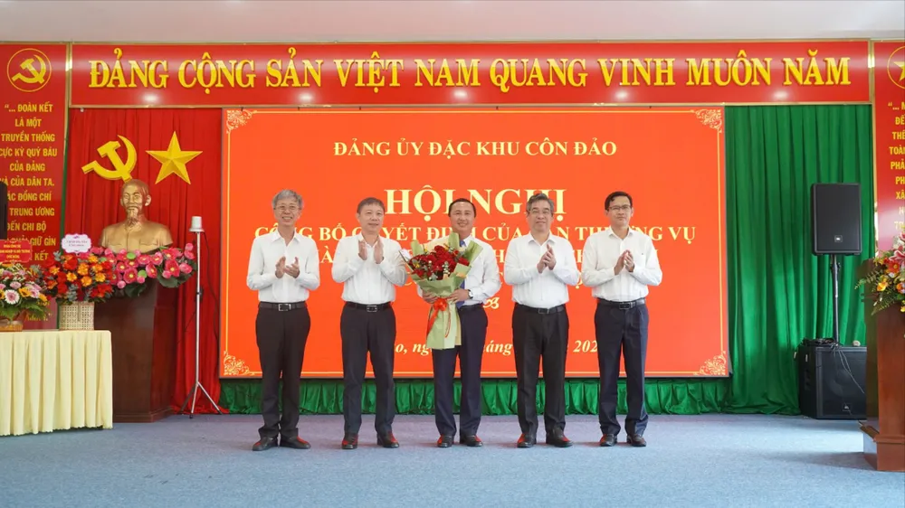 Đồng chí Lê Hoàng Hải giữ chức Bí thư Đảng ủy đặc khu Côn Đảo