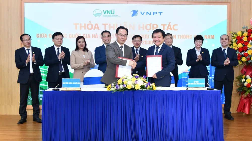 VNPT và Đại học Quốc gia Hà Nội hợp tác nghiên cứu, xây dựng đại học số