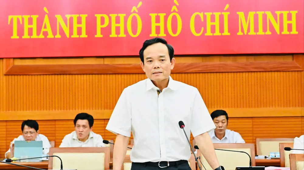 Bí thư Thành ủy TPHCM Trần Lưu Quang kết luận cuộc họp 