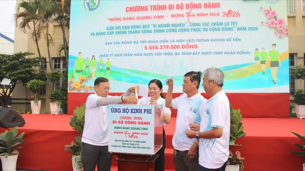 Quyên góp hơn 5,5 tỷ đồng chăm lo tết và chỉnh trang đô thị phường Tam Bình