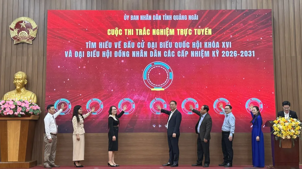 Quảng Ngãi phát động Cuộc thi trực tuyến tìm hiểu về bầu cử nhiệm kỳ 2026-2031