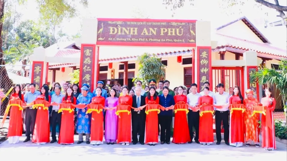 Khánh thành công trình trùng tu Di tích lịch sử đình An Phú