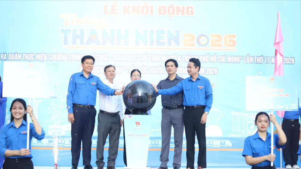 TPHCM khởi động Tháng Thanh niên năm 2026 