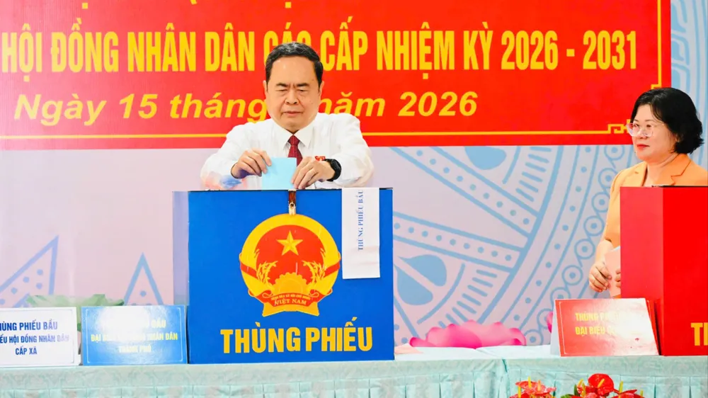 Chủ tịch Quốc hội Trần Thanh Mẫn: Tham gia bầu cử là quyền và trách nhiệm thiêng liêng của mỗi công dân