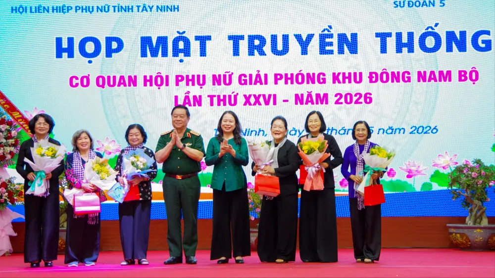 Họp mặt truyền thống Cơ quan Hội Phụ nữ Giải phóng khu Đông Nam bộ