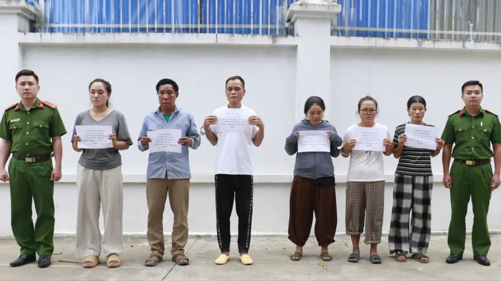 Cơ quan công an bắt giữ 6 đối tượng trong 2 chuyên án