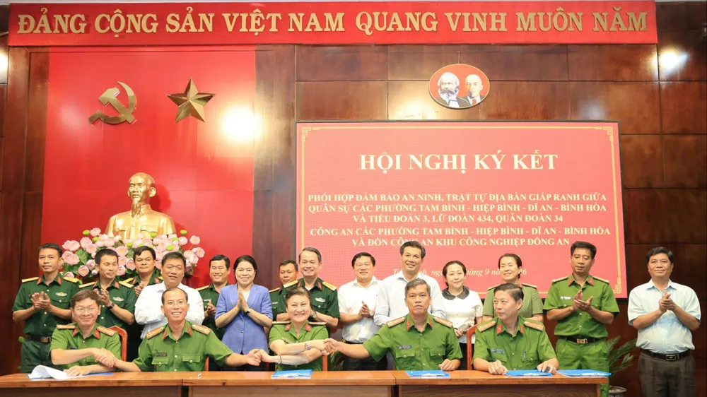 Công an và quân sự các đơn vị giáp ranh phối hợp đảm bảo ANTT