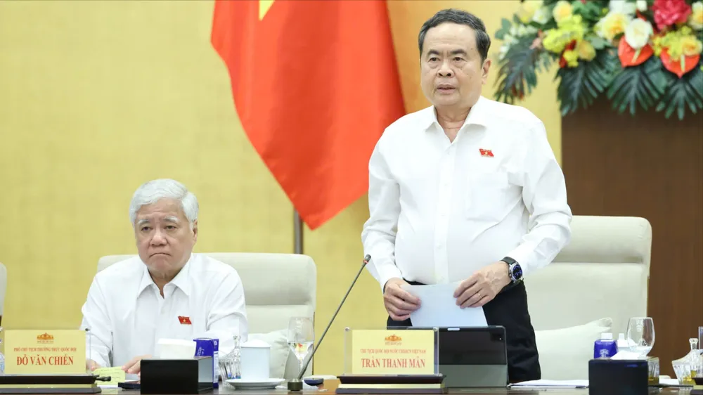 Chủ tịch Quốc hội Trần Thanh Mẫn đã ký ban hành Nghị quyết số 17/2026/UBTVQH16. Ảnh: VIẾT CHUNG