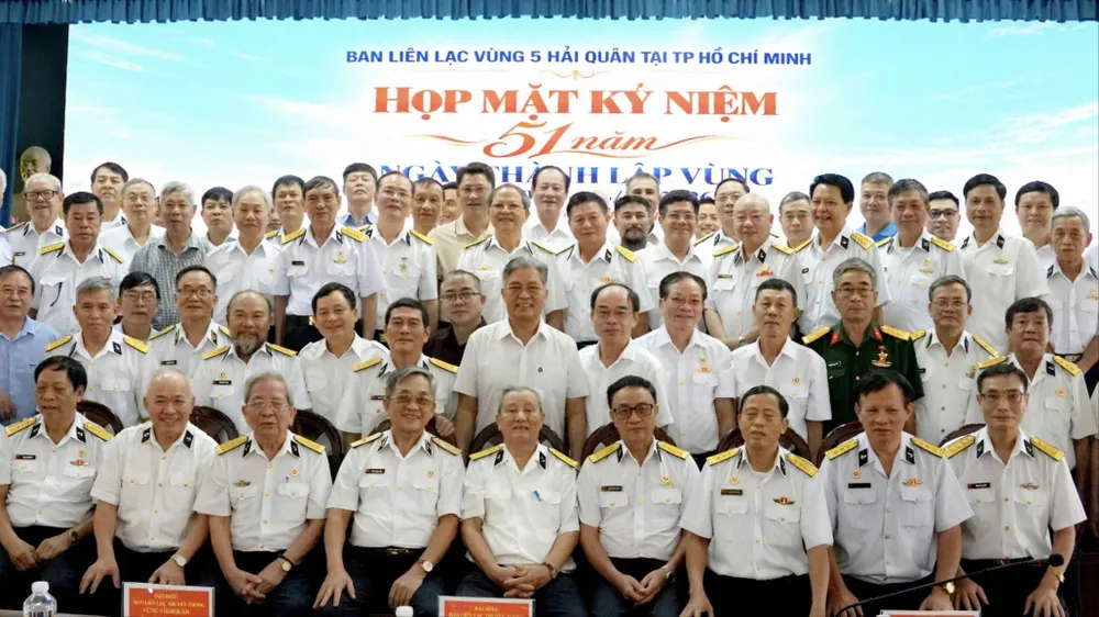 Họp mặt truyền thống lần thứ 19 Ban Liên lạc Vùng 5 Hải quân tại TPHCM