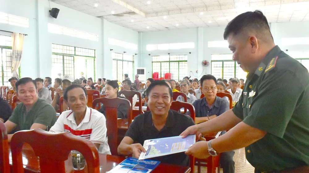 Bộ đội Biên phòng tỉnh An Giang tuyên truyền đảm bảo an ninh công trình dầu khí