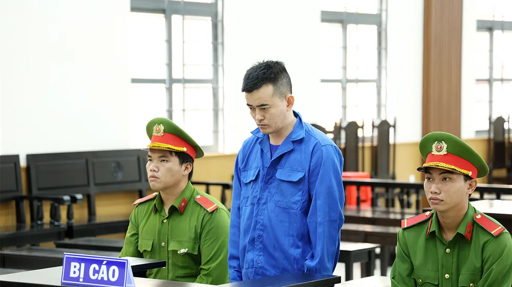 Bị cáo Trần Tuấn Vũ tại tòa