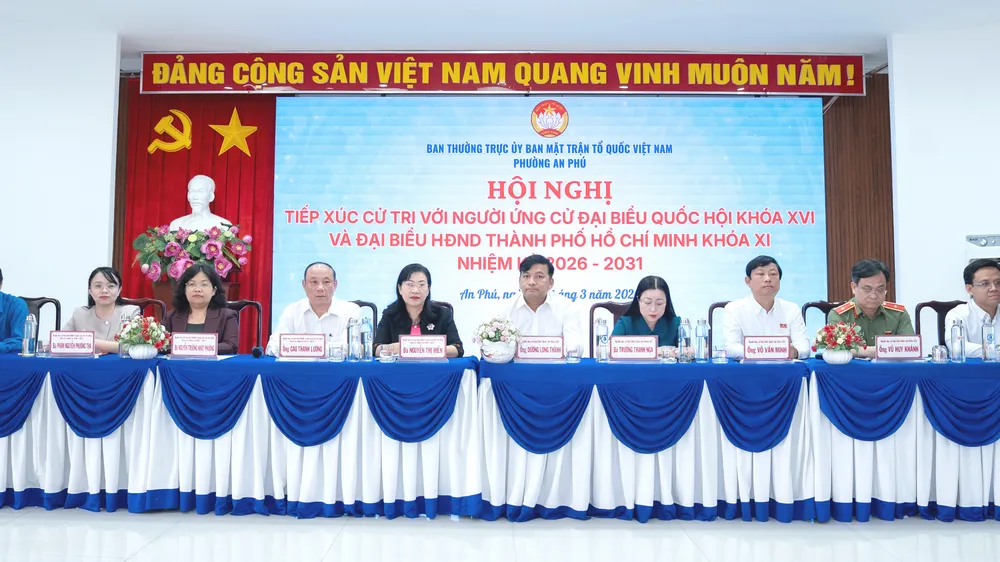 Những người tham gia ứng cử đại biểu Quốc hội khóa XVI và HĐND TPHCM nhiệm kỳ 2026-2031