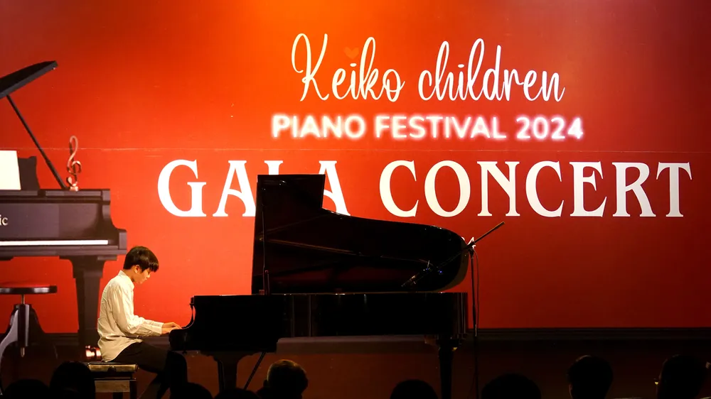 Liên hoan Thiếu nhi Piano Keiko 2024 thu hút sự quan tâm và tham gia của đông đảo các em thiếu niên, nhi đồng. Ảnh: THÚY BÌNH