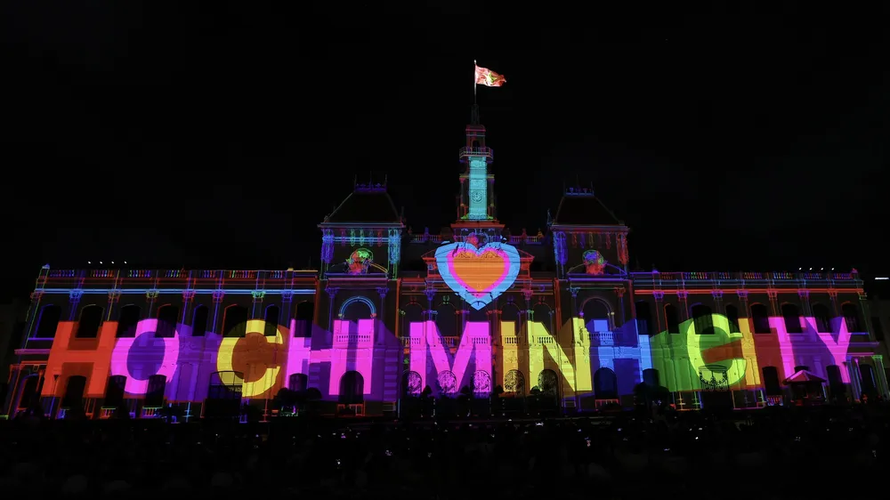 Trình chiếu ánh sáng 3D Mapping tại chương trình