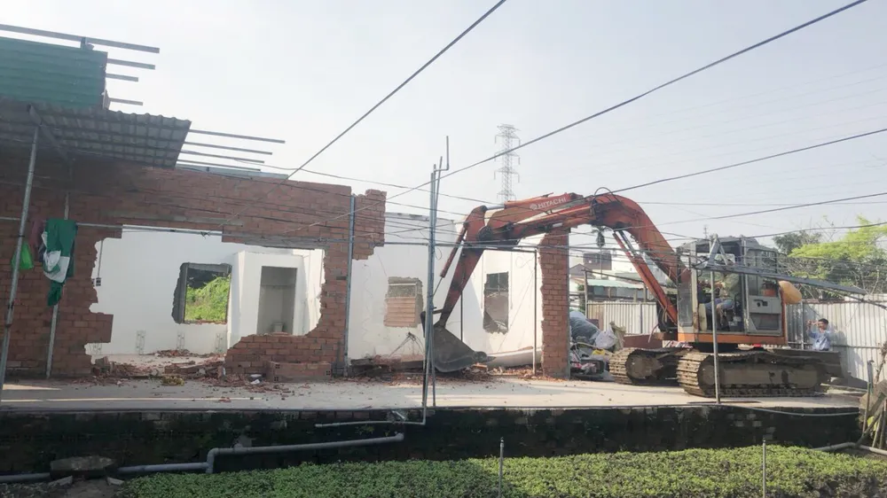 Cưỡng chế 17 công trình xây dựng không phép tại quận Thủ Đức