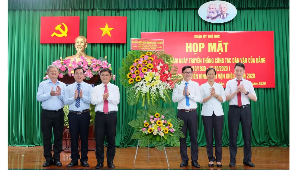 Quận Thủ Đức tuyên dương điển hình dân vận khéo năm 2020