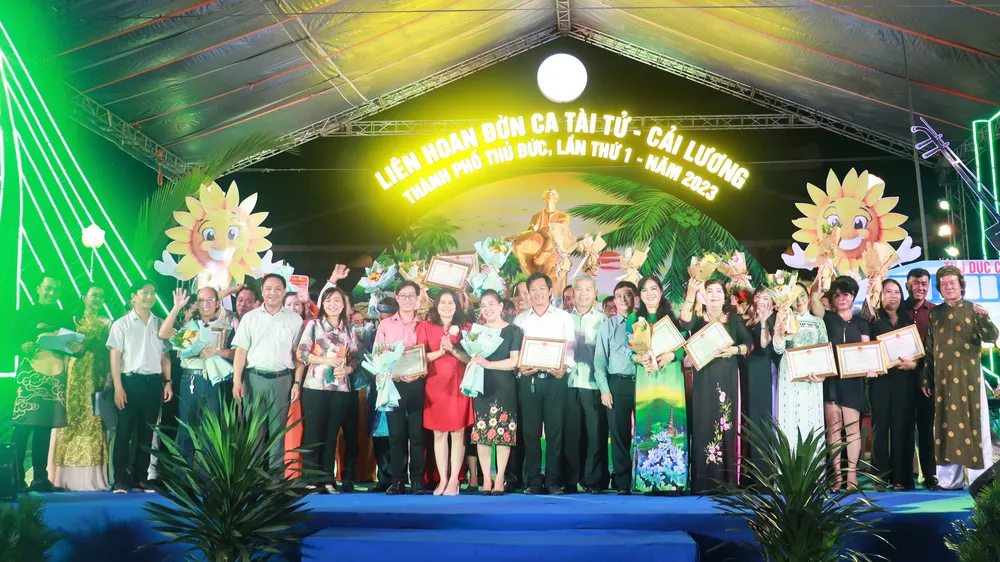 TP Thủ Đức bế mạc Liên hoan Đờn ca tài tử - cải lương lần thứ 1 năm 2023