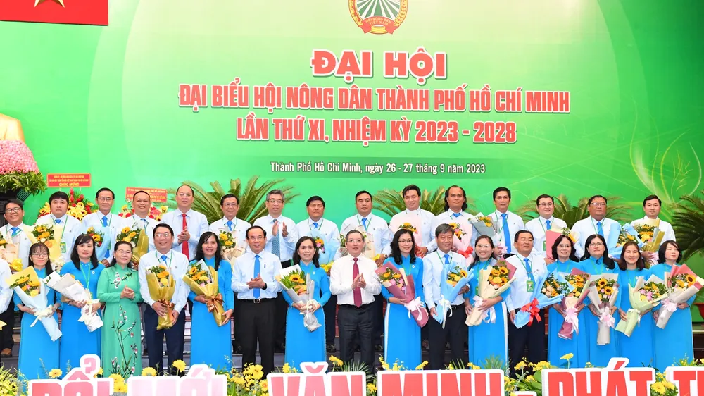 Bà Nguyễn Thanh Xuân tái đắc cử Chủ tịch Hội Nông dân TPHCM nhiệm kỳ 2023-2028
