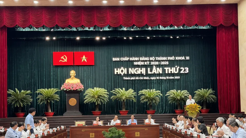 Khai mạc Hội nghị Thành ủy TPHCM lần thứ 23