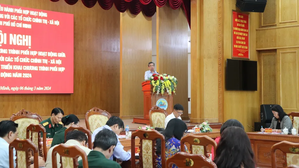 Hoạt động phối hợp phải triển khai thực tâm, thực lòng, thực chất, làm nền tảng gia tăng sức mạnh tổng hợp