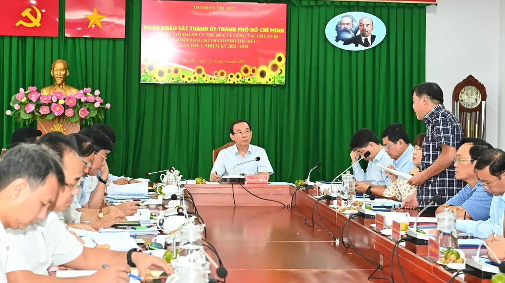 TP Thủ Đức đề xuất thêm 1 Phó Bí thư Thành ủy
