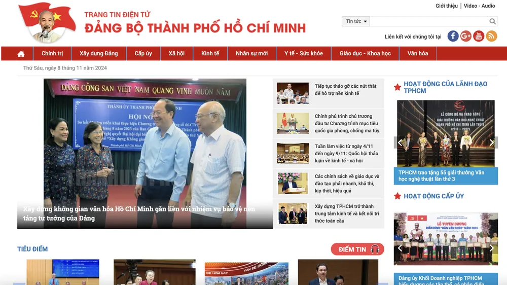 Ban Tuyên giáo Thành ủy TPHCM thông báo tuyển dụng viên chức năm 2024