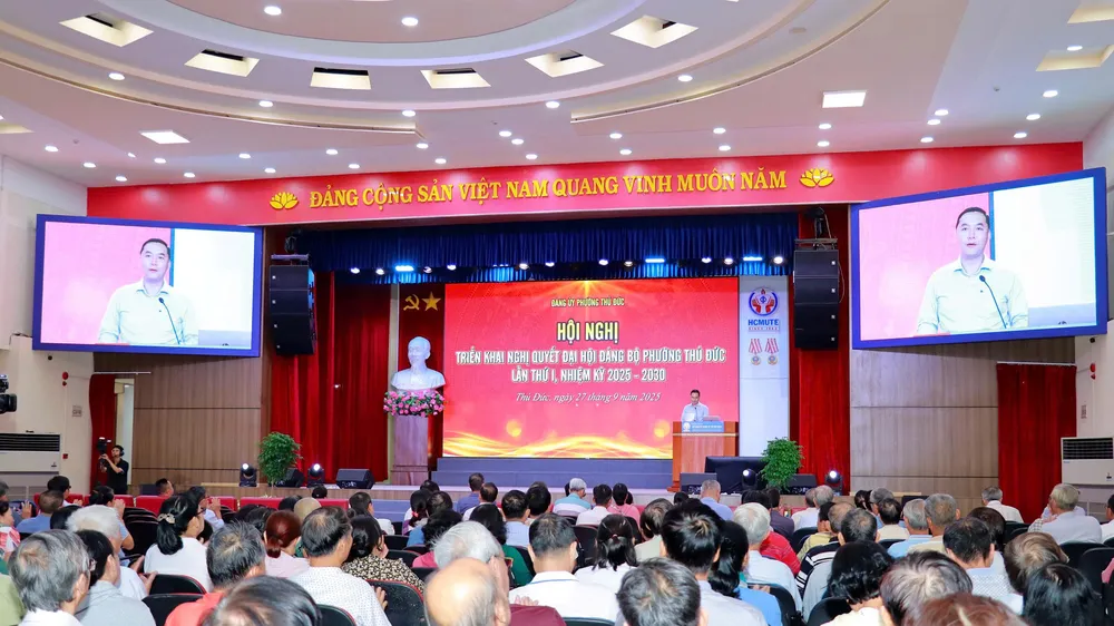 Triển khai Nghị quyết Đại hội đại biểu Đảng bộ phường Thủ Đức đến 3.000 cán bộ, đảng viên 