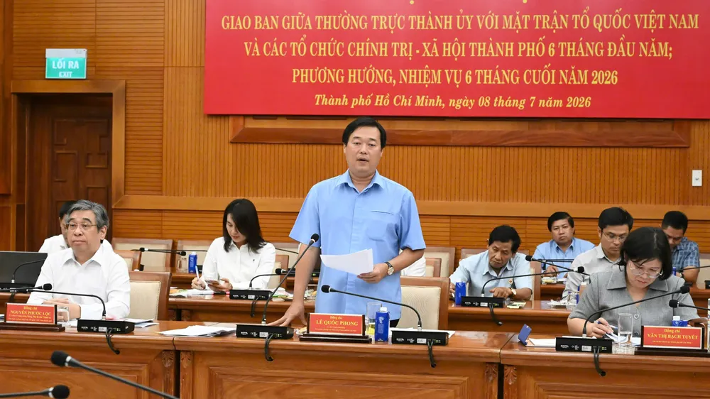 Phó Bí thư Thường trực Thành ủy TPHCM Lê Quốc Phong: Giải quyết ngay tình trạng thiếu hụt biên chế ở một số vị trí