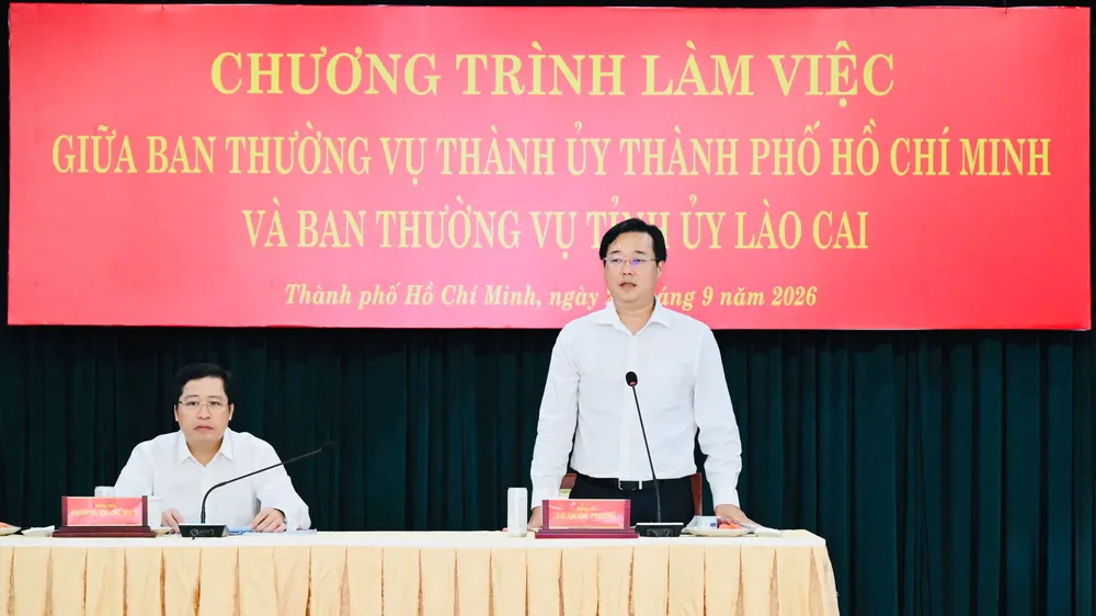 TPHCM và tỉnh Lào Cai đẩy mạnh hợp tác, hướng tới kết quả cụ thể