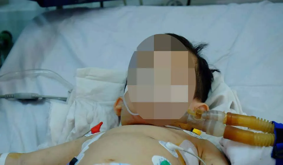 Bé N.T.Đ. đã qua cơn nguy kịch và đang được theo dõi tích cực