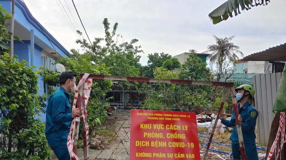 Khu vực liên quan đến 2 ca nghi nhiễm SARS-CoV-2 được phong tỏa