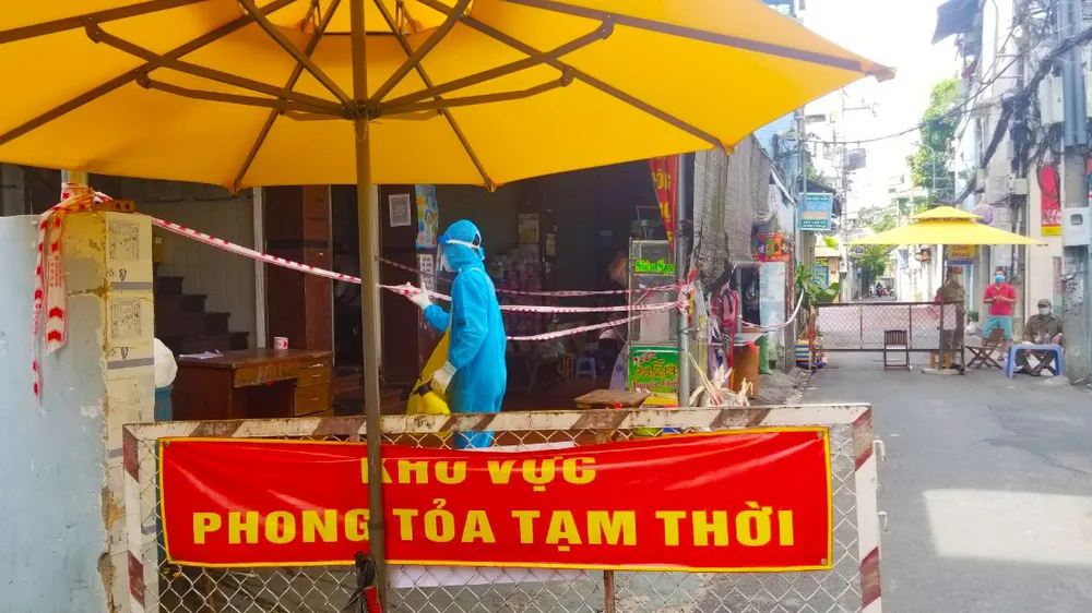 Một điểm cách ly trên địa bàn quận Tân Bình, TPHCM