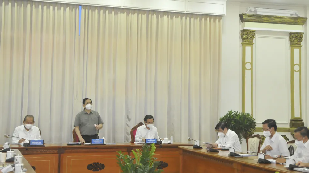 Thủ tướng Chính phủ Phạm Minh Chính: Cả nước đang mong đợi, hy vọng, trông chờ và tin tưởng vào TPHCM
