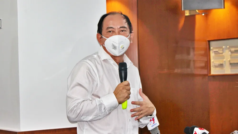 PGS-TS Tăng Chí Thượng, Giám đốc Sở Y tế TPHCM thông tin tại buổi họp báo