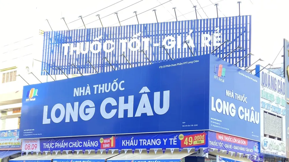 Một nhà thuốc thuộc chuỗi hệ thống của Công ty cổ phần dược phẩm FPT Long Châu