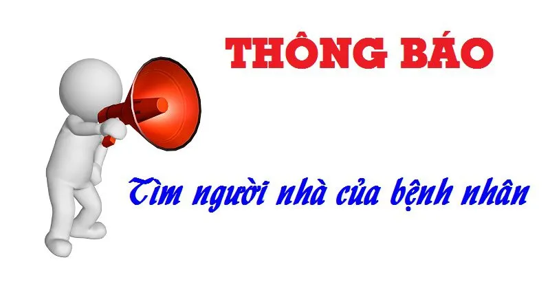 Bệnh viện Bình Dân tìm người thân cho bệnh nhân đã tử vong