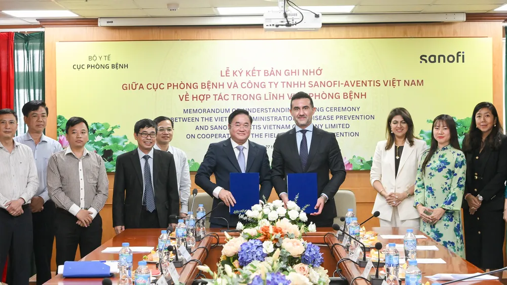 Sanofi đồng hành cùng Cục Phòng bệnh hợp tác triển khai các hoạt động hỗ trợ nâng cao năng lực hệ thống, truyền thông về phòng bệnh thông qua thúc đẩy hoạt động tiêm chủng trọn đời tại Việt Nam