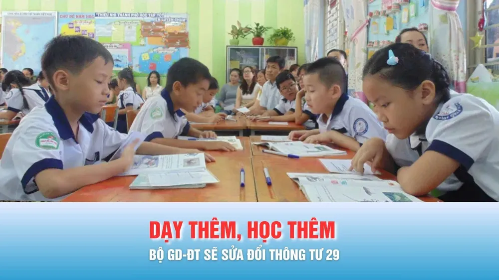 Podcast bản tin trưa 5-12: Bộ GD-ĐT sẽ sửa đổi thông tư 29 về dạy thêm, học thêm