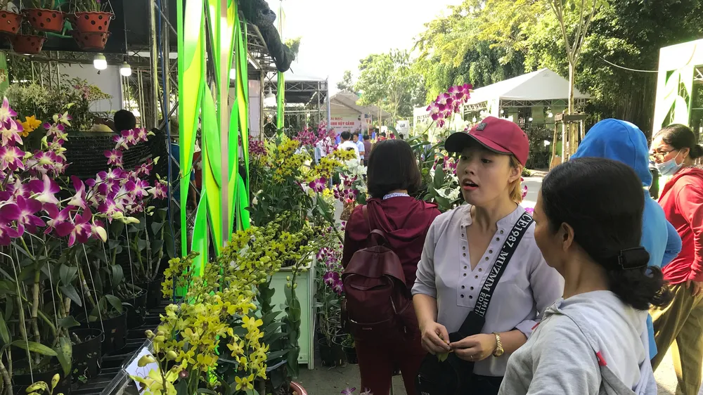 Trong những năm gần đây, lan đã trở thành sản phẩm chủ lực của nông nghiệp thành phố
